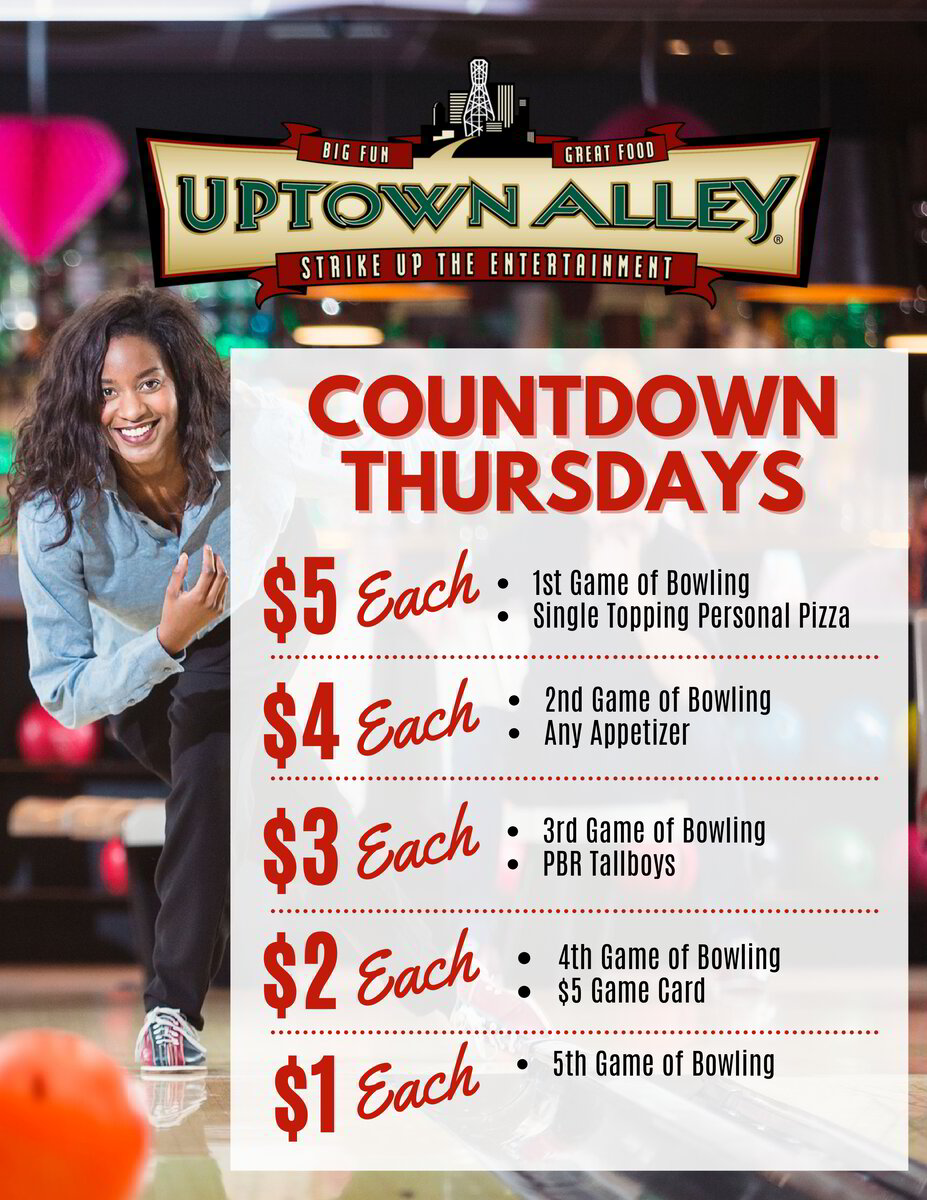 Promotions uptown alley richmond sports bar midlothian va