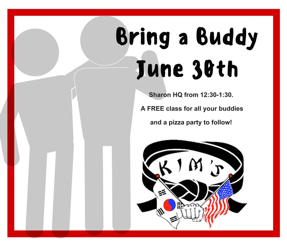 Bring A Buddy Day June 30th