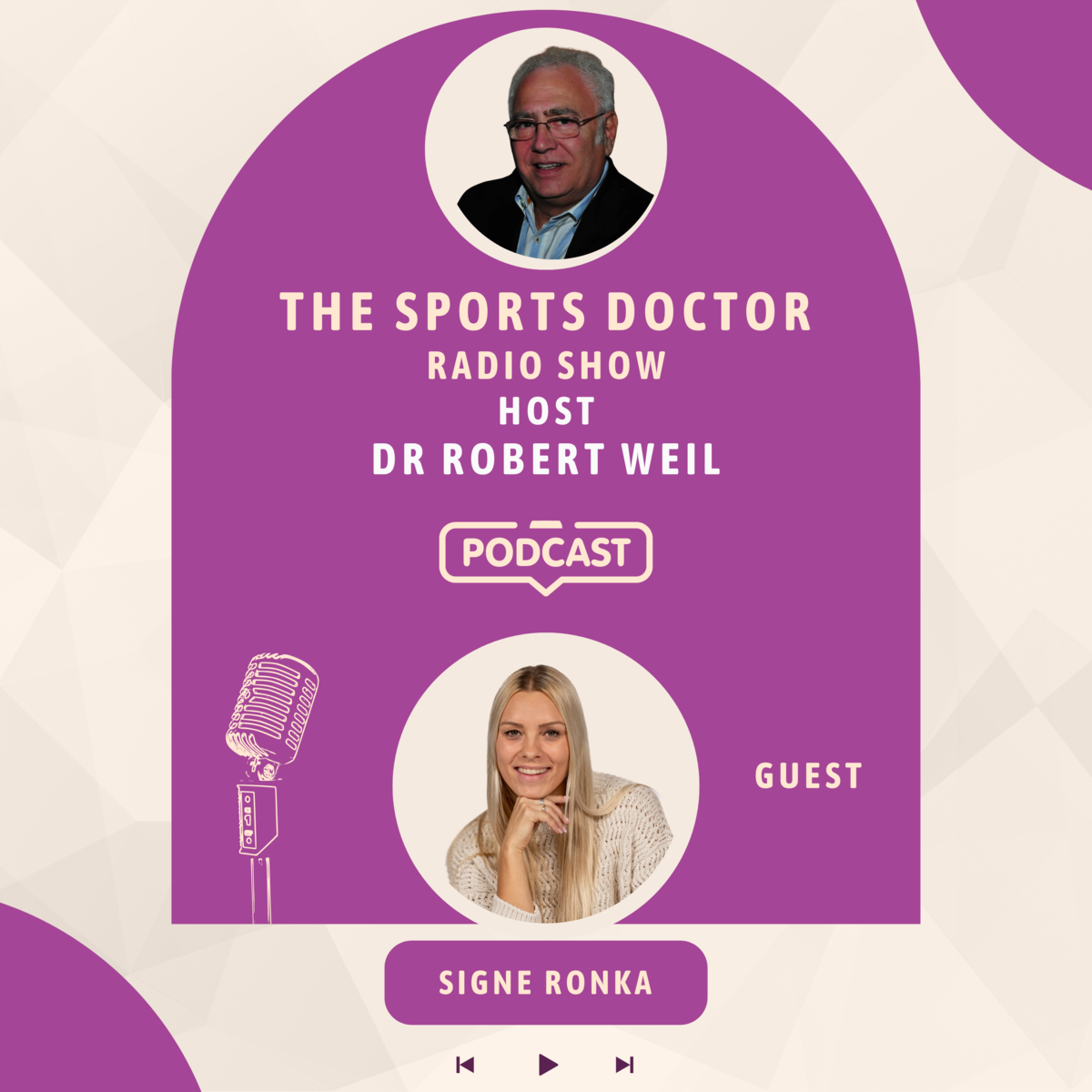 The Sports Doctor Radio Show Guest Signe Ronka