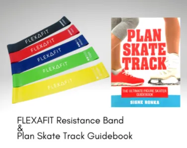 PACKAGE SET - Resistance Band Loops and Plan Skate Track Guidebook