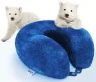 Memory Foam Travel Neck Pillow, Blue