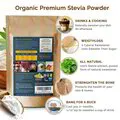 EasyUse Organic Stevia Powder 200G (7.05OZ) – 120X Sweeter than Sugar - Organic Sweetener option for your Health