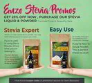 EasyUse Organic Stevia Powder 200G (7.05OZ) – 120X Sweeter than Sugar - Organic Sweetener option for your Health