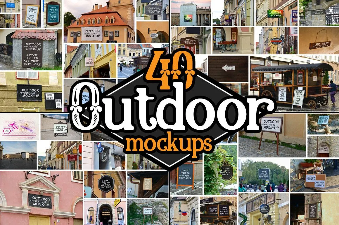 40 Outdoor Mockups
