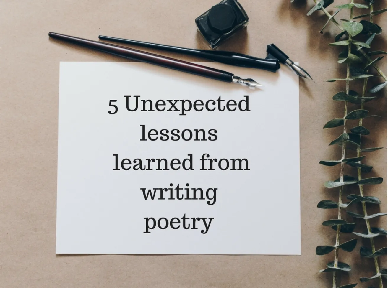 5 Unexpected Lessons Learned from Writing Poetry