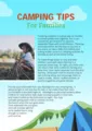 Camping tips for families
