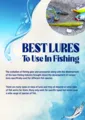 BEST LURES To Use In Fishing