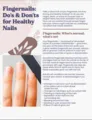 Fingernails: Do's & Don'ts for Healthy Nails