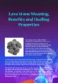 Lava Stone Meaning, Benefits, and Healing Properties