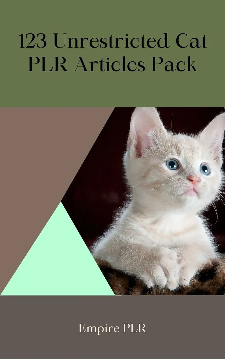 123 Unrestricted Cat PLR Article Pack