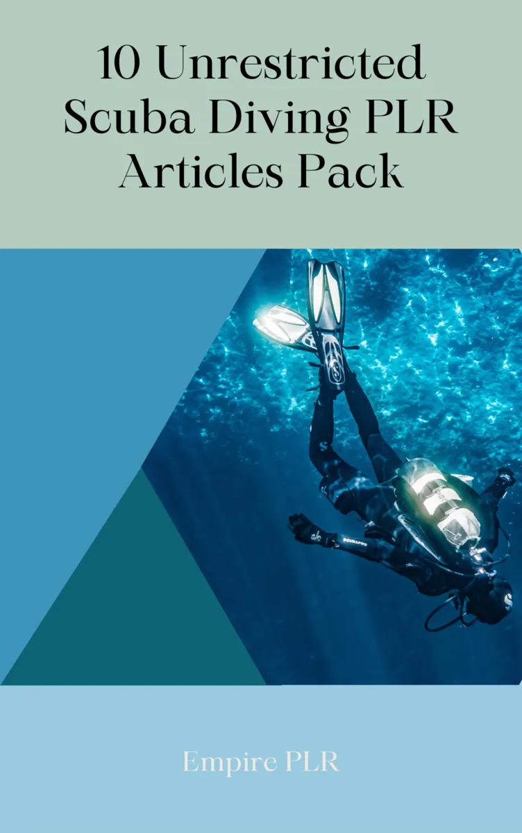 32 Unrestricted Scuba Diving PLR Articles Pack