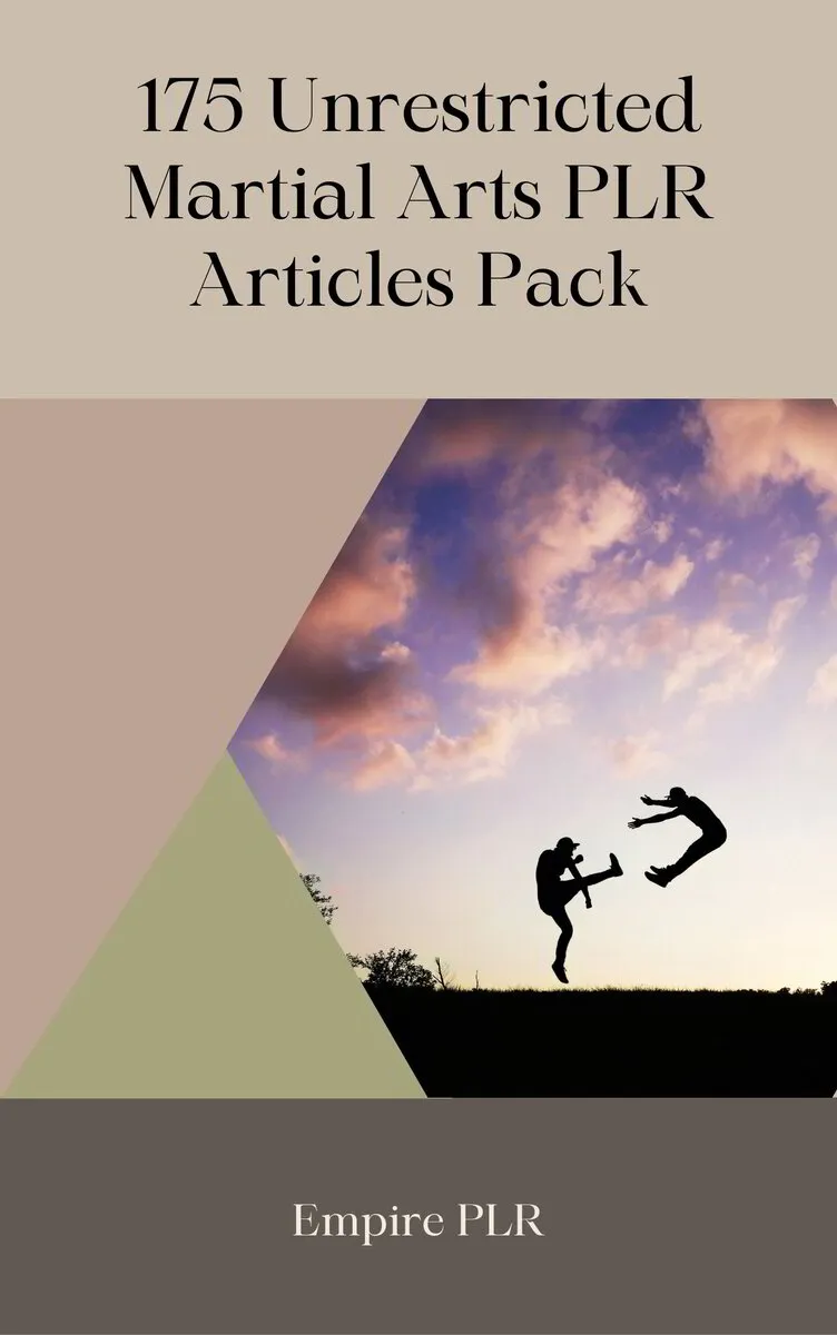 175 Unrestricted Martial Arts PLR Articles Pack