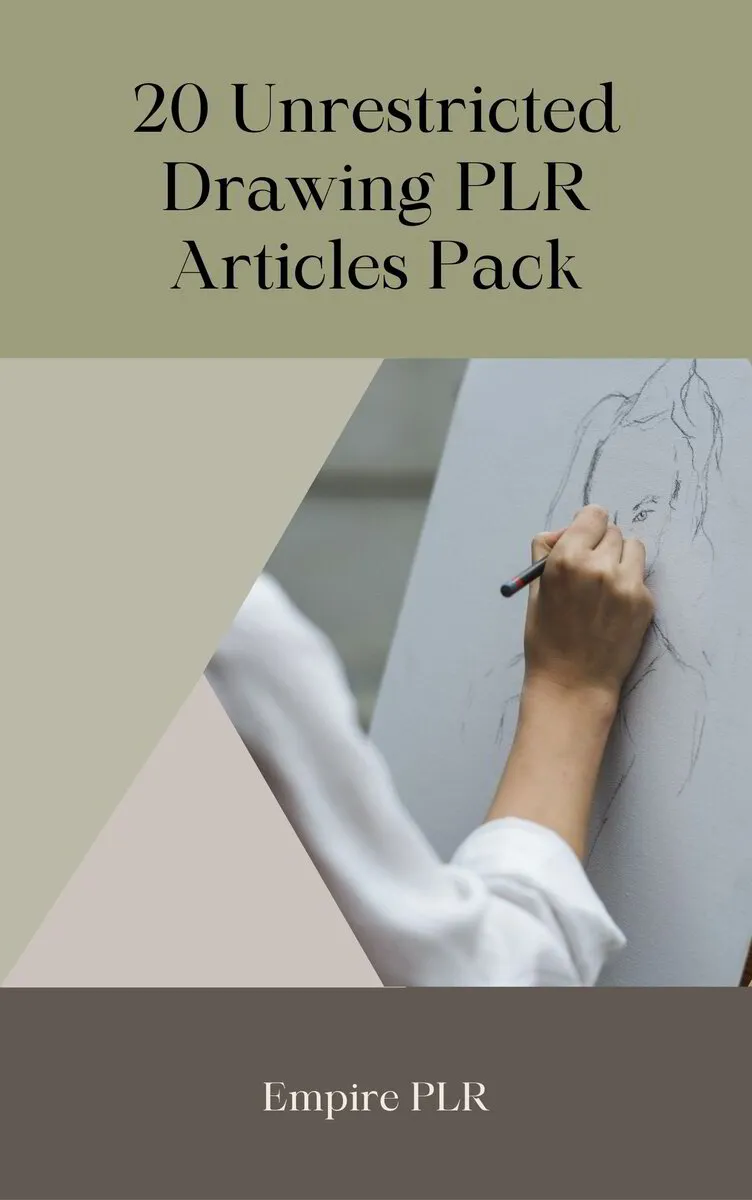 20 Unrestricted Drawing PLR Article pack