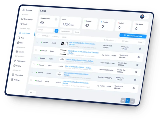 Automated Chatbot Training