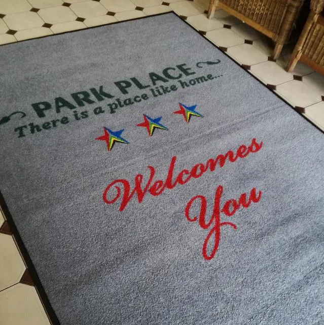 Visitors With Stylish Door Mats
