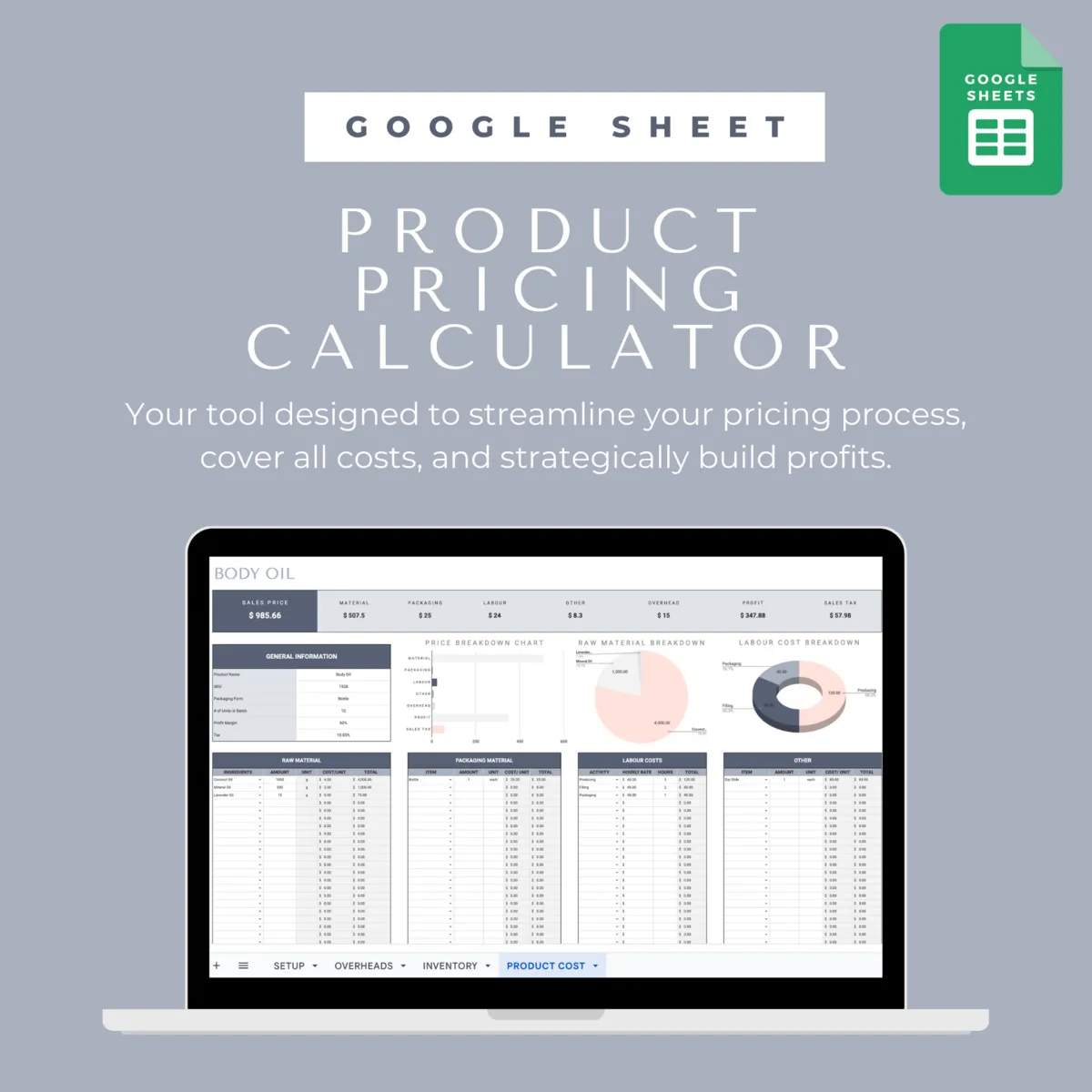 Product Pricing Calculator