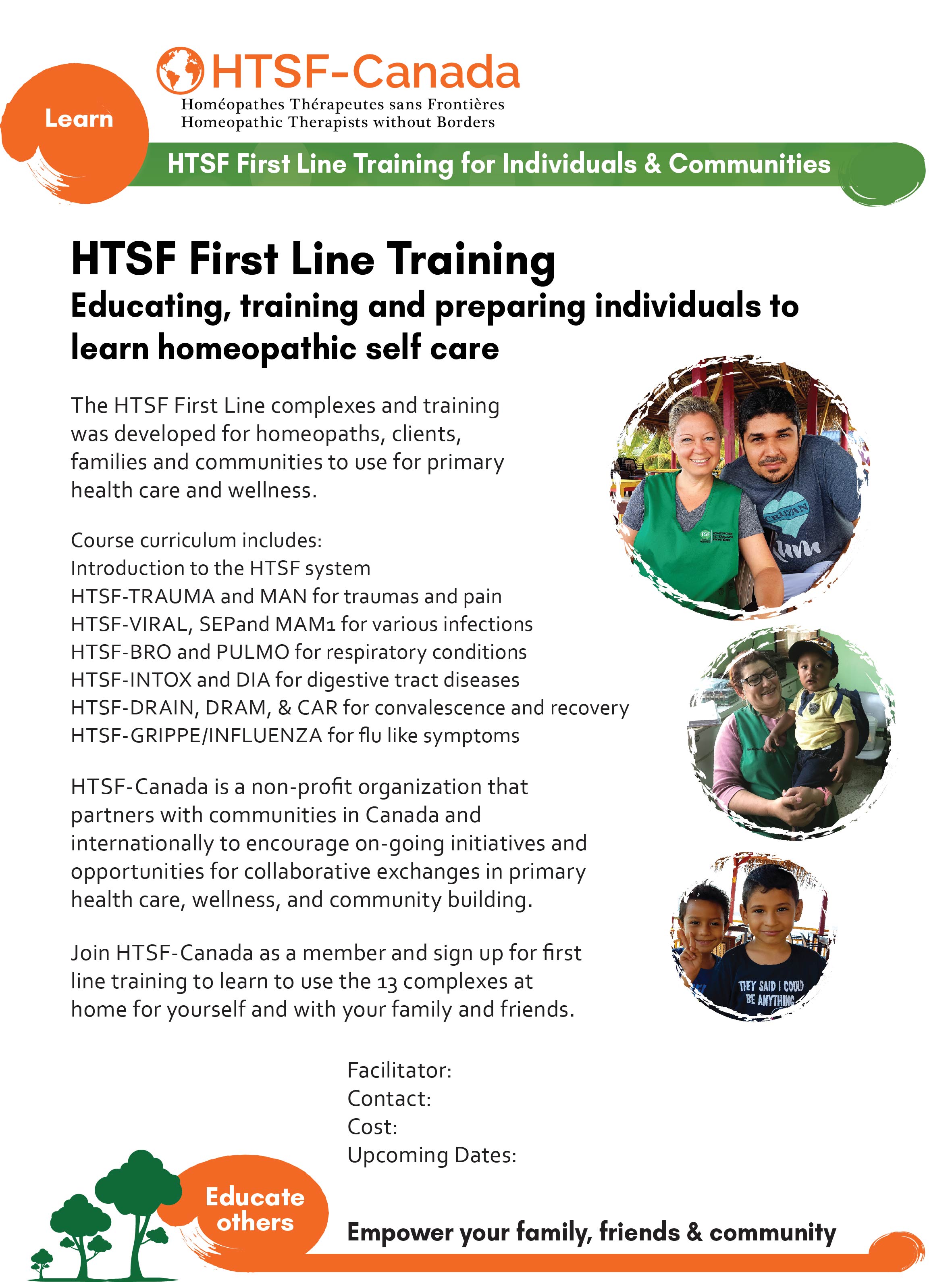 Get Involved - HTSF-Canada
