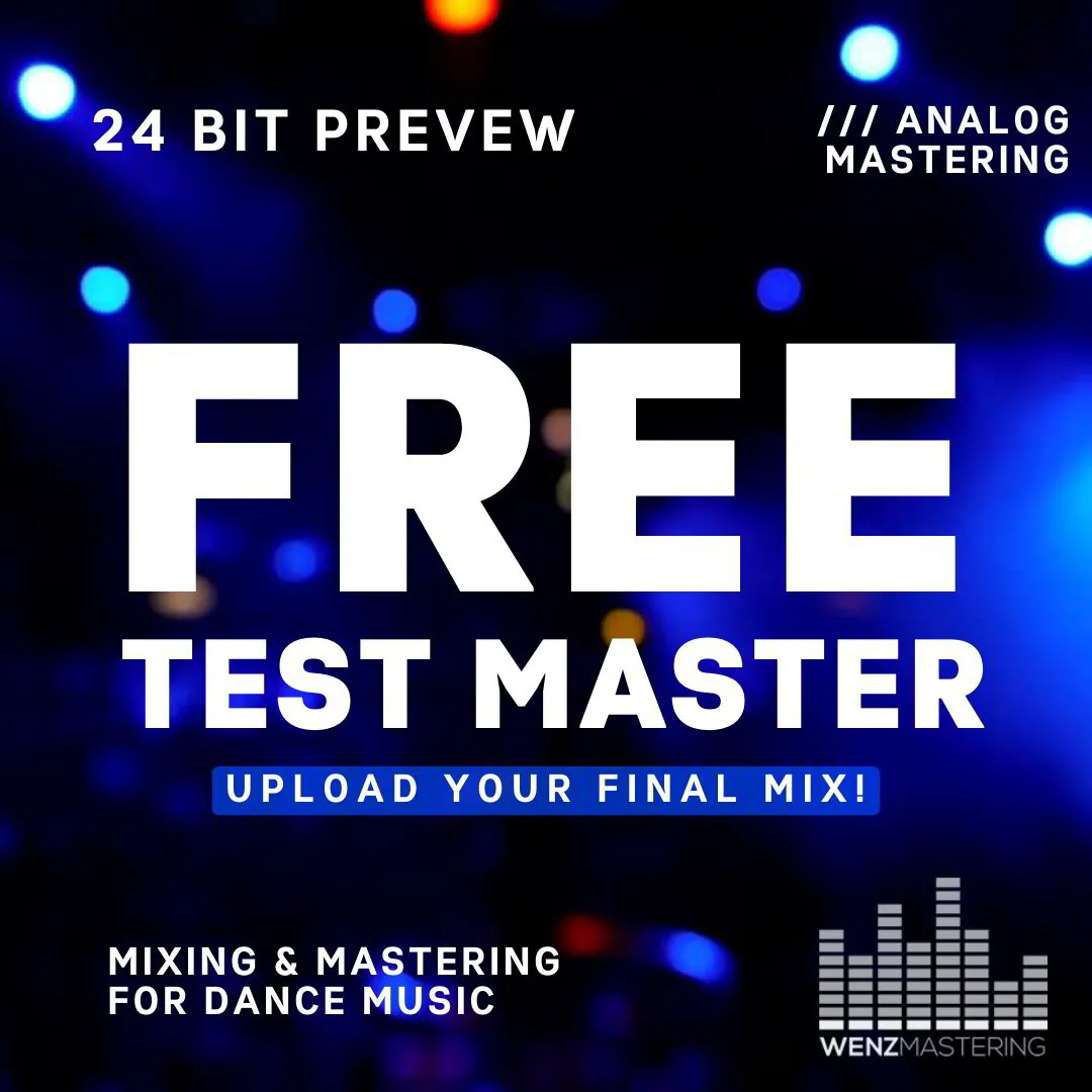 Free Test Master - Hear Your Song Mastered on Analog Equipment