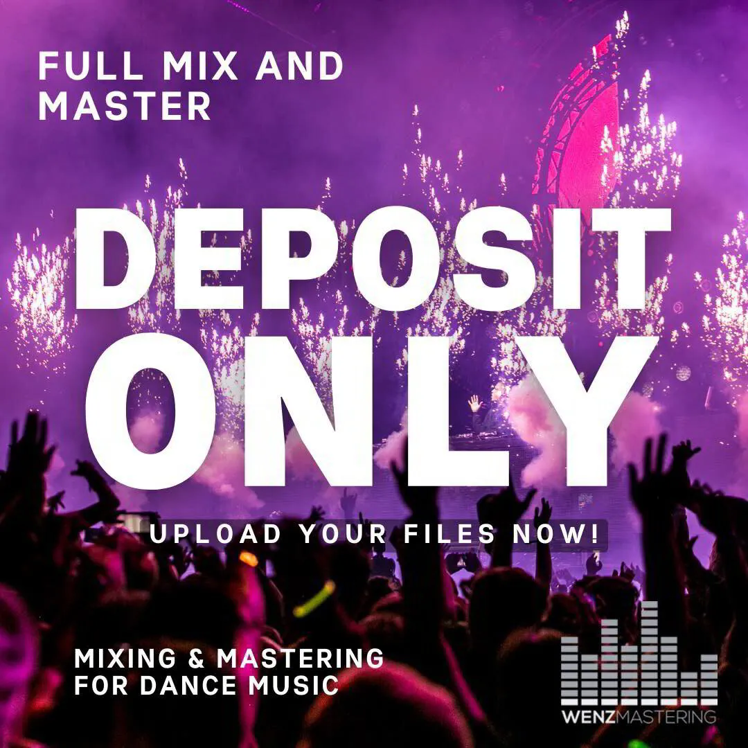Deposit Only - Secure Your Spot on My Waiting List for Mixing & Mastering