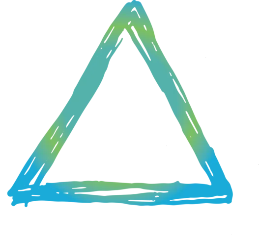 Kim Bellisimo's connecting triangle symbol