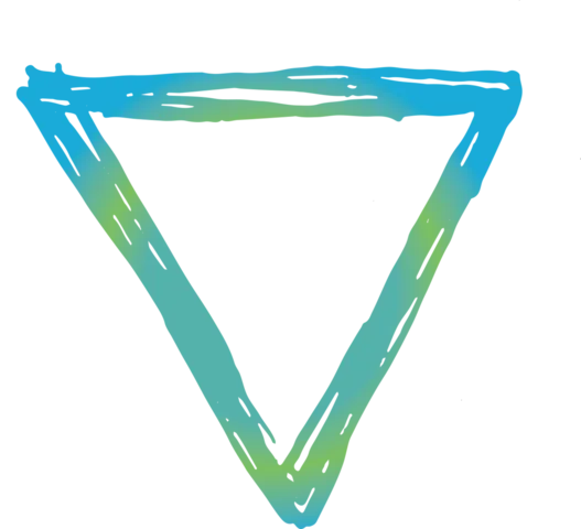 Kim Bellisimo's grounding triangle symbol