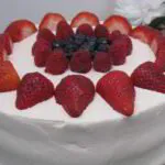 Chantilly Cream Fresh Berry Cake