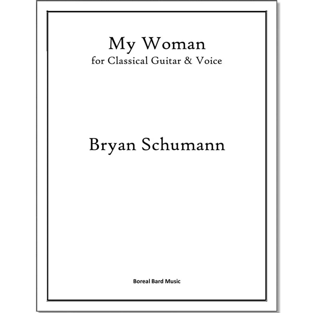 My Woman (sheet music)