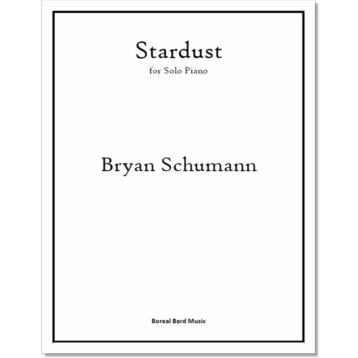 Stardust for Solo Piano (sheet music)