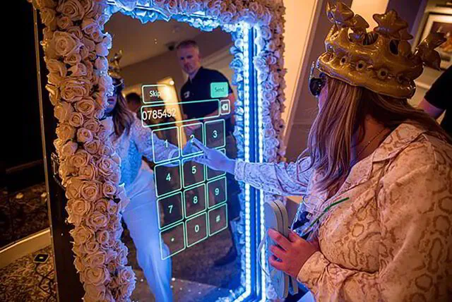 The liverpool selfie mirror.  Magic mirror photo booth information 
