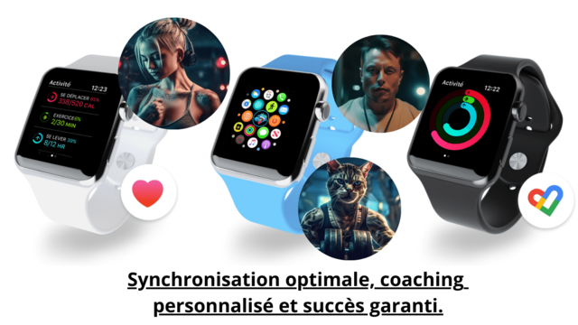 Plateforme de gestion INITHY avec toutes les montres connectées apple santé et google fit