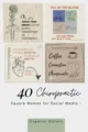40 Square Chiropractic Memes - Organic Color Set  