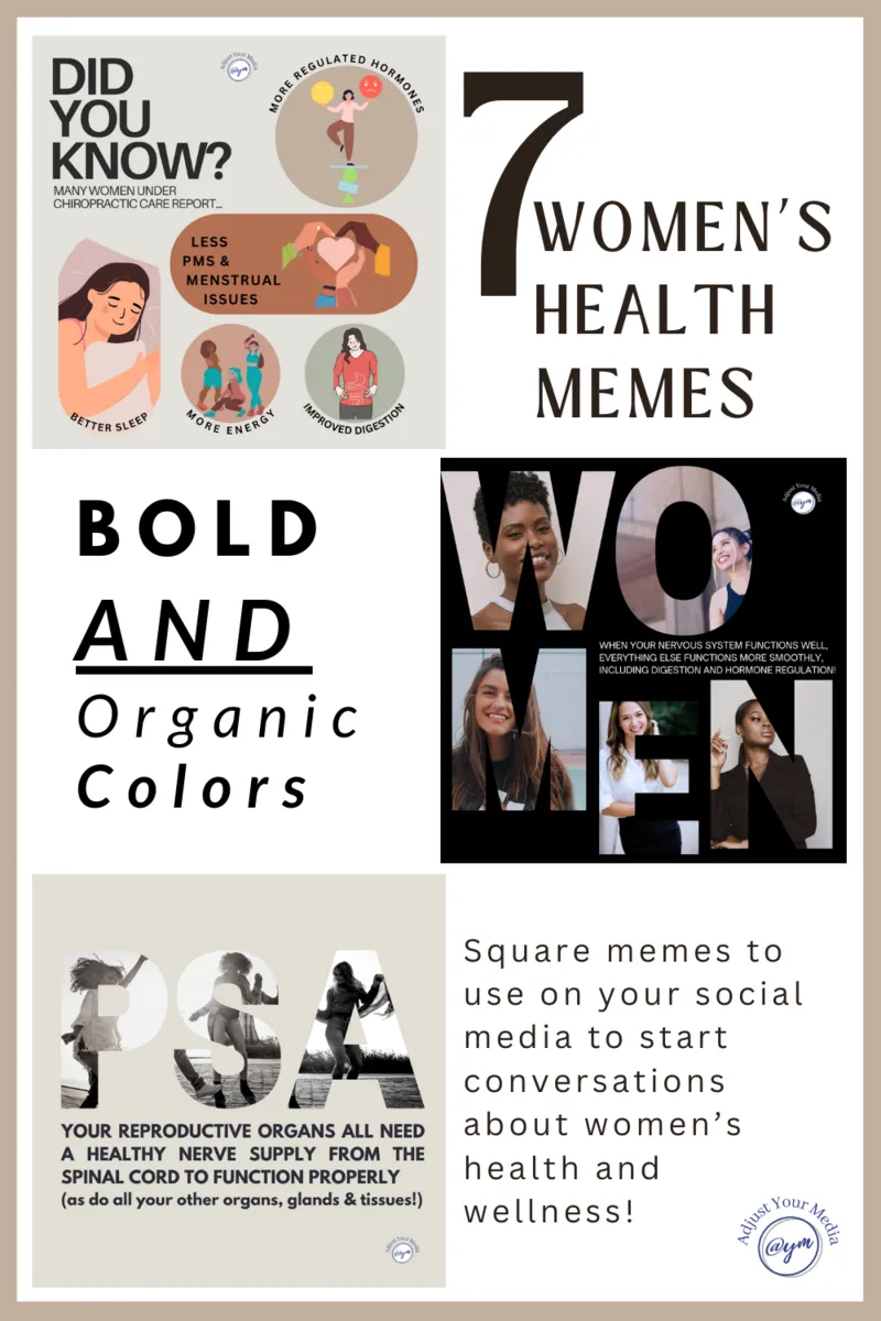 7 Women’s Health Memes (2 color options)