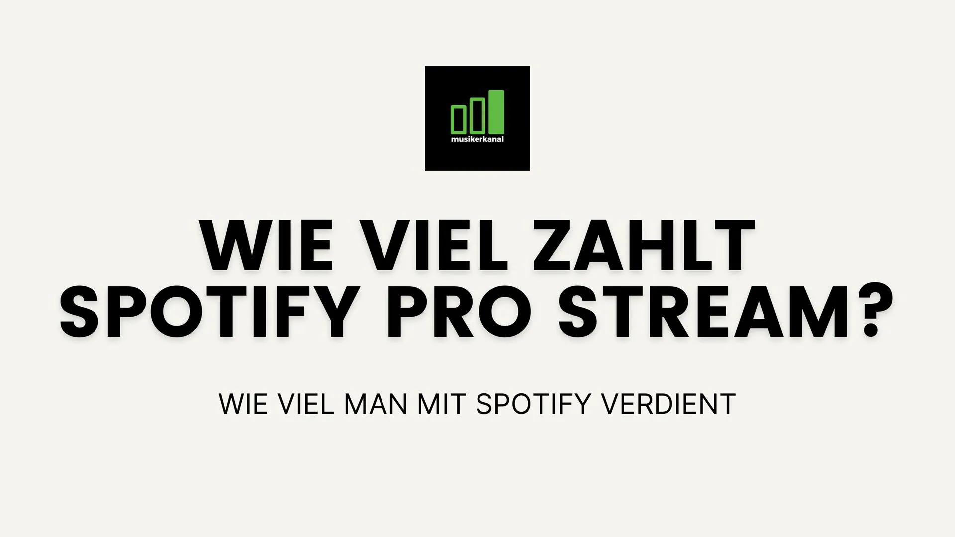 Mit Spotify Geld verdienen: Wie viel zahlt Spotify pro Stream?
