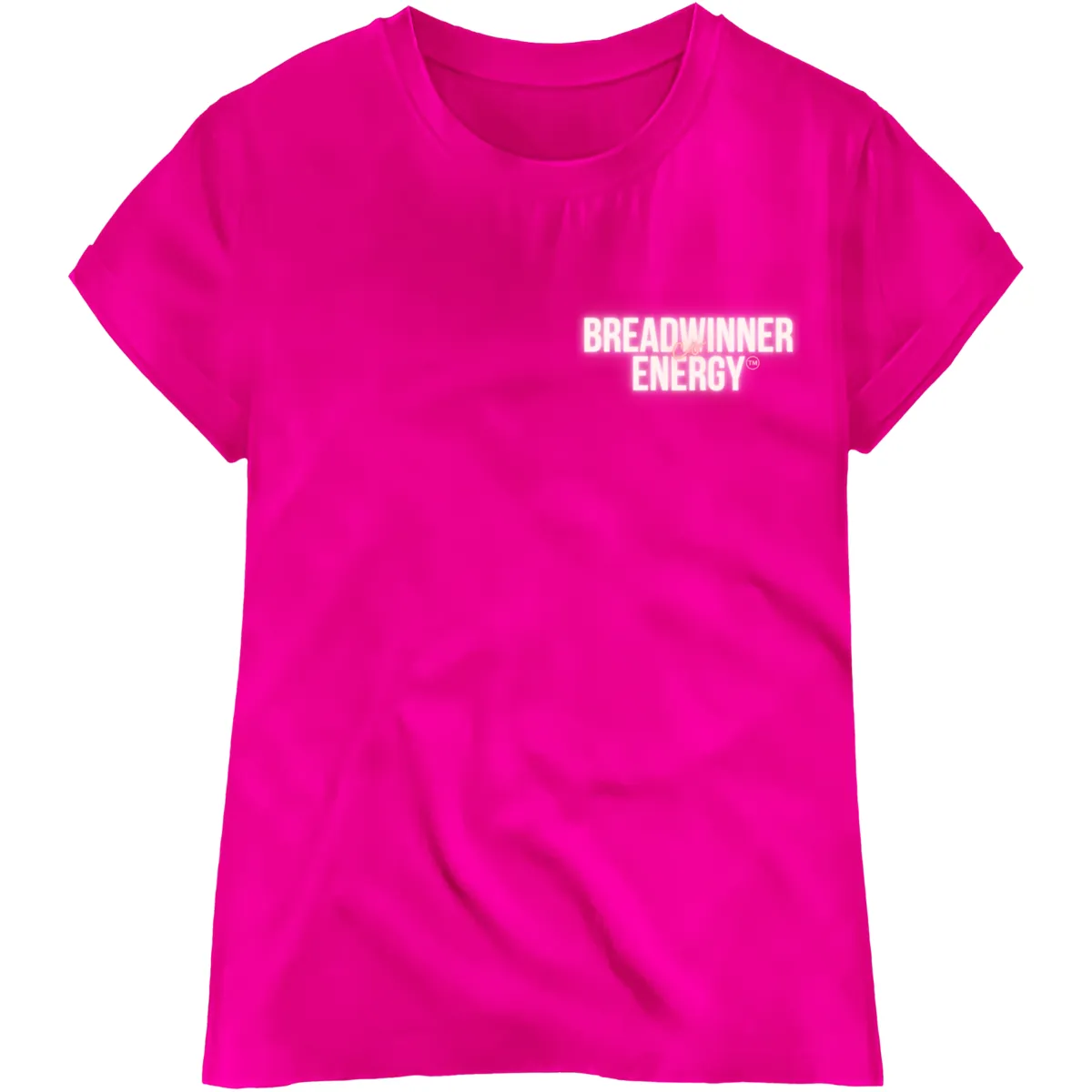 Breadwinner Energy Pink T Shirt 