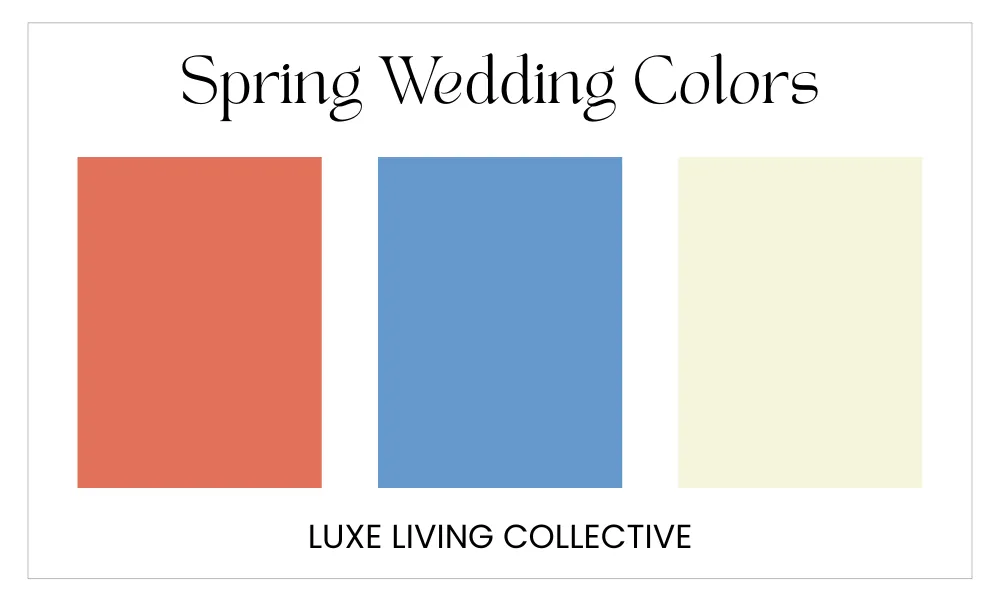 The Loveliest Spring Wedding Color Combinations for Every Style | Luxe ...