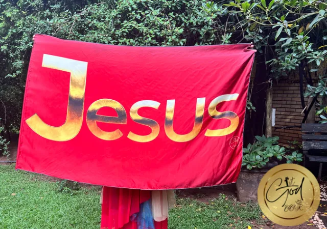 Worship Flag - Jesus