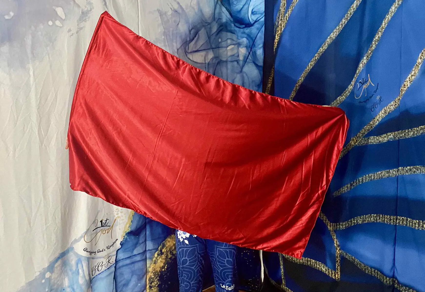 Worship Flag - Plain Red 