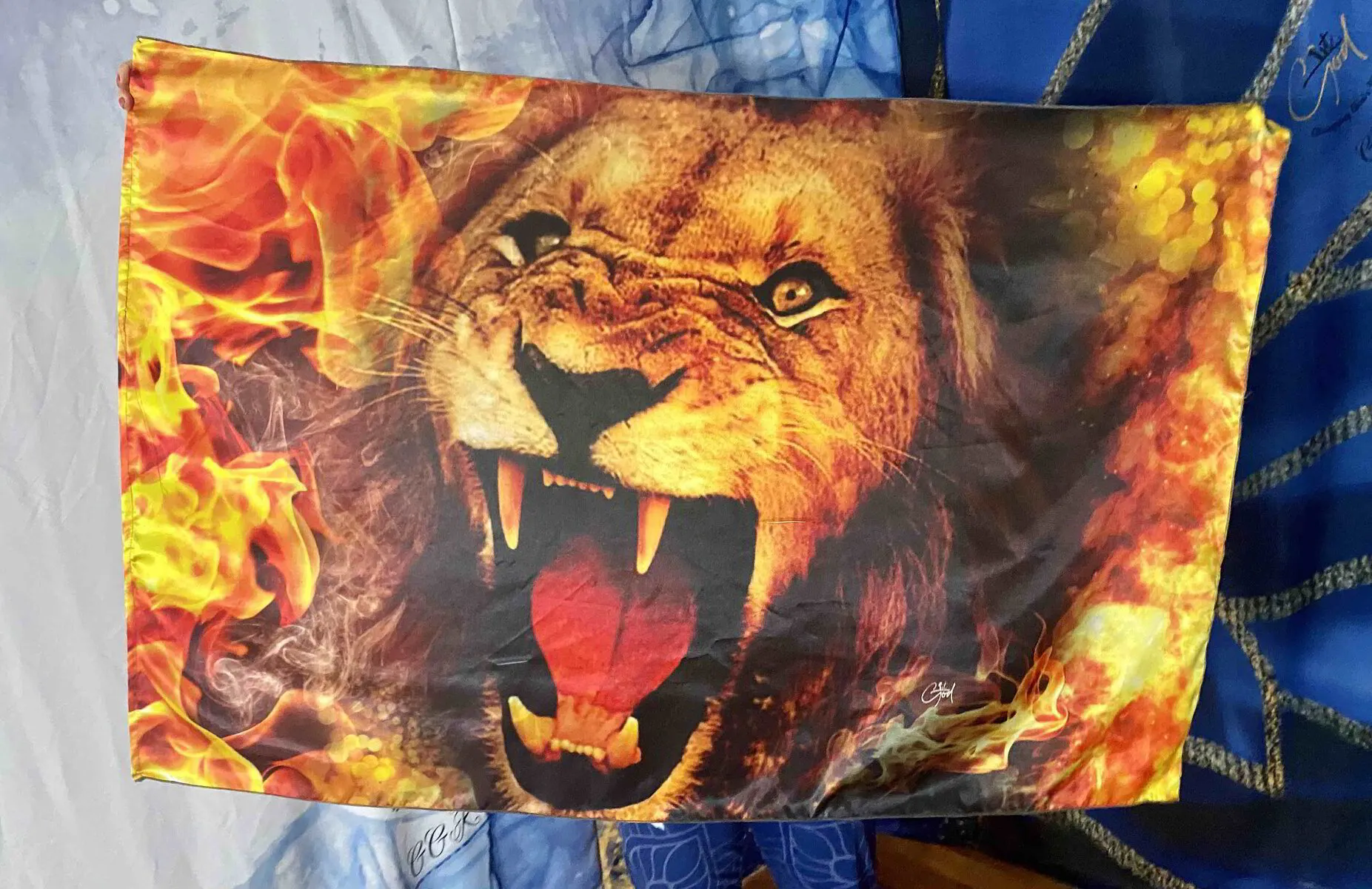 Worship Flag - Roaring Fire