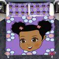 Mya Kids 3 Piece Soft Bedding Set, Queen Size Duvet Cover & Pillowcases 81'' x 81''