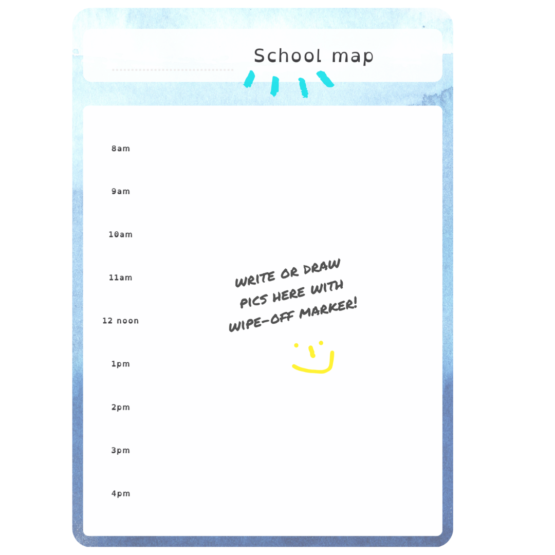 Stay organized and motivated with our Planner - Daily Map + Activity Cards