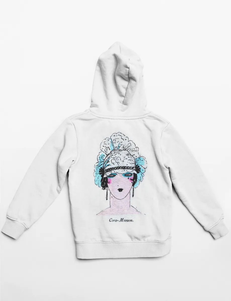 'Blue Lady' Graphic Hoodie