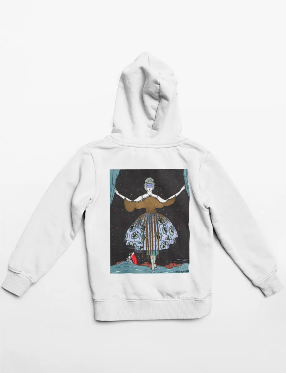 'Lady at Masquerade' Graphic Hoodie