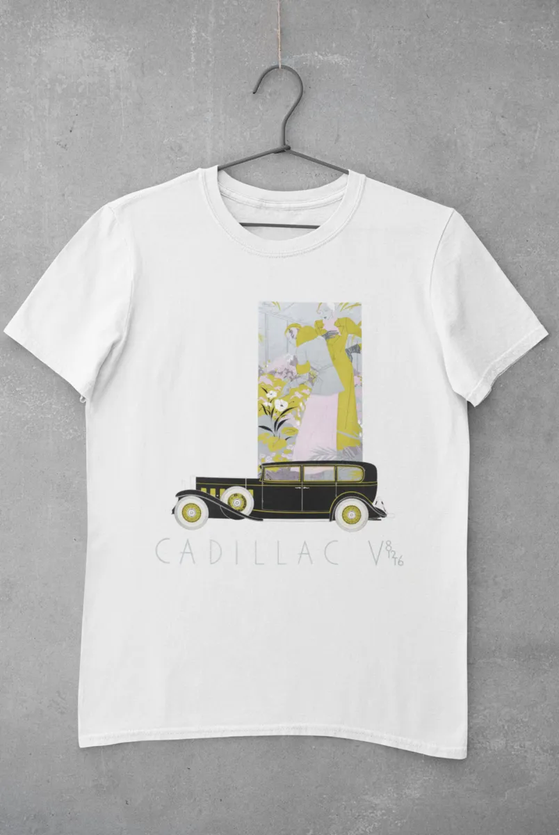 'Yellow and Lilac Car' Graphic T-Shirt