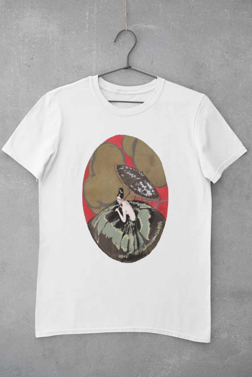 'Lady with Parasol' Graphic T-Shirt