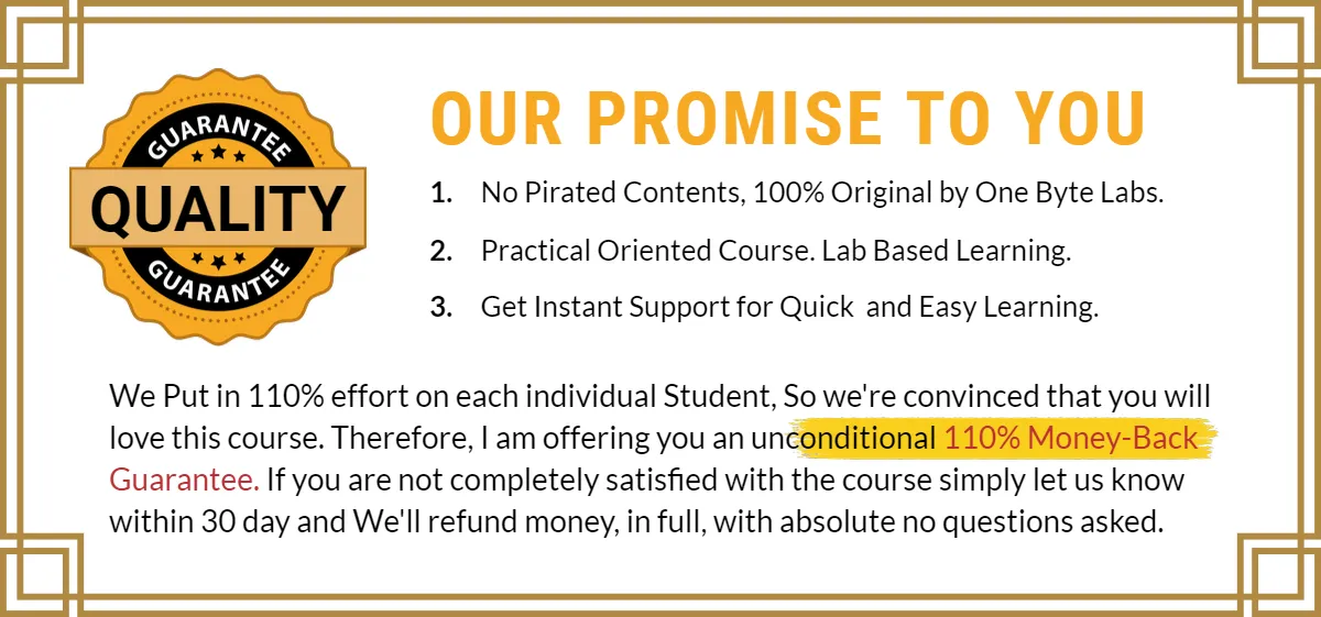 One byte labs course content