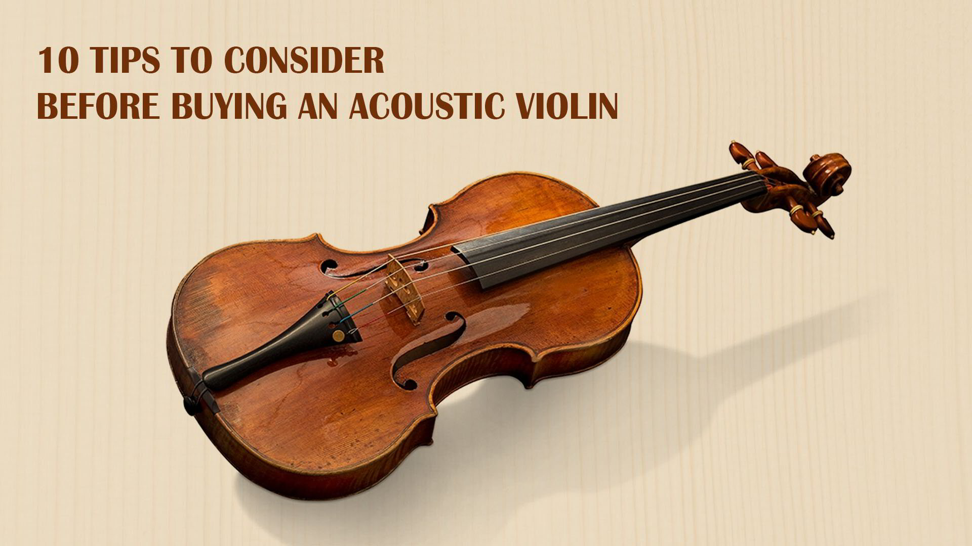 Best acoustic deals violin