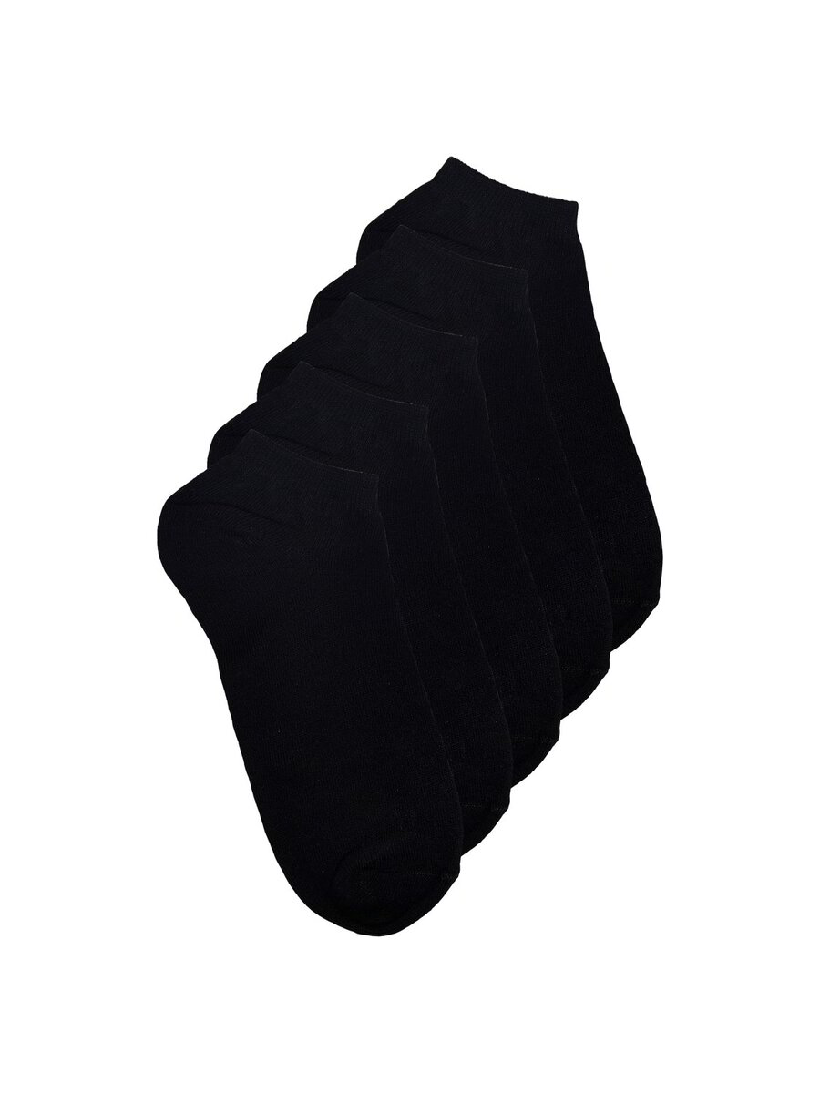 Basic paar zwarte kousen One Size 40-46