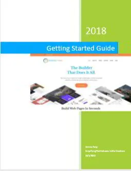Getting Started Guide DIY Website Builder 2018 PDF