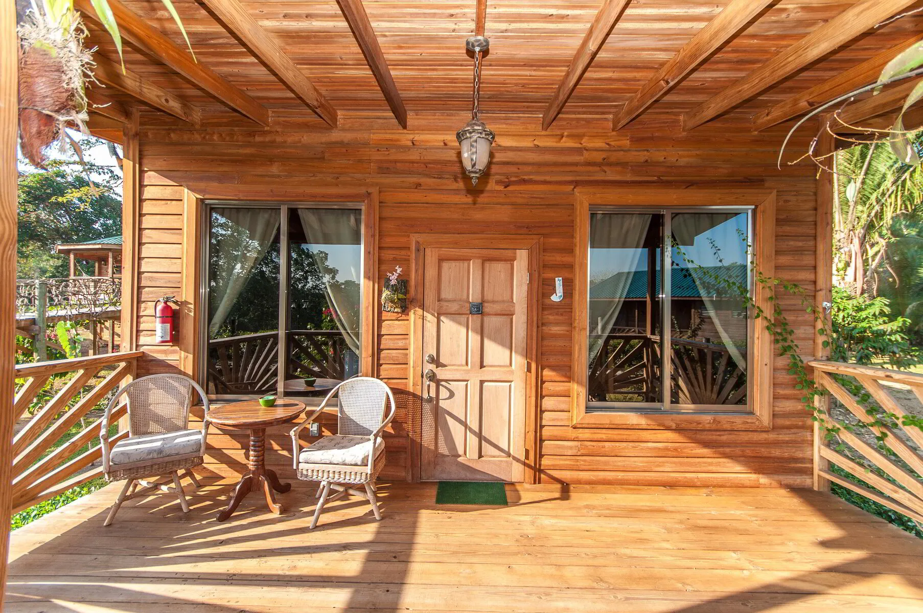 Door and Outside Seats