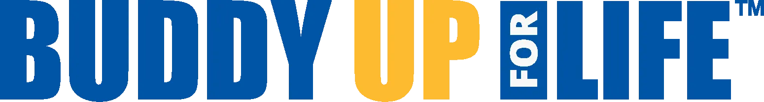 Buddy Up For Life Logo Onhe Line